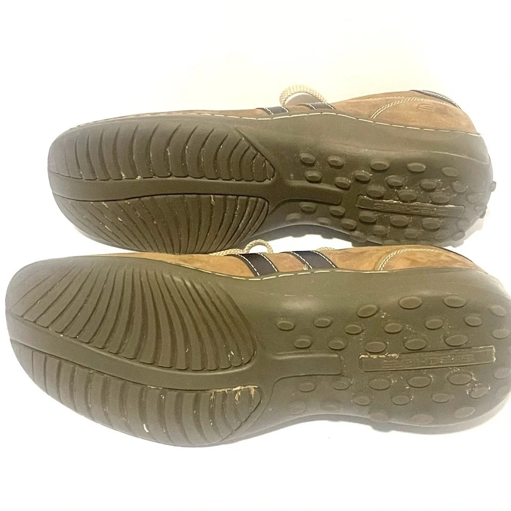 Men's Brown Leather Sneakers
